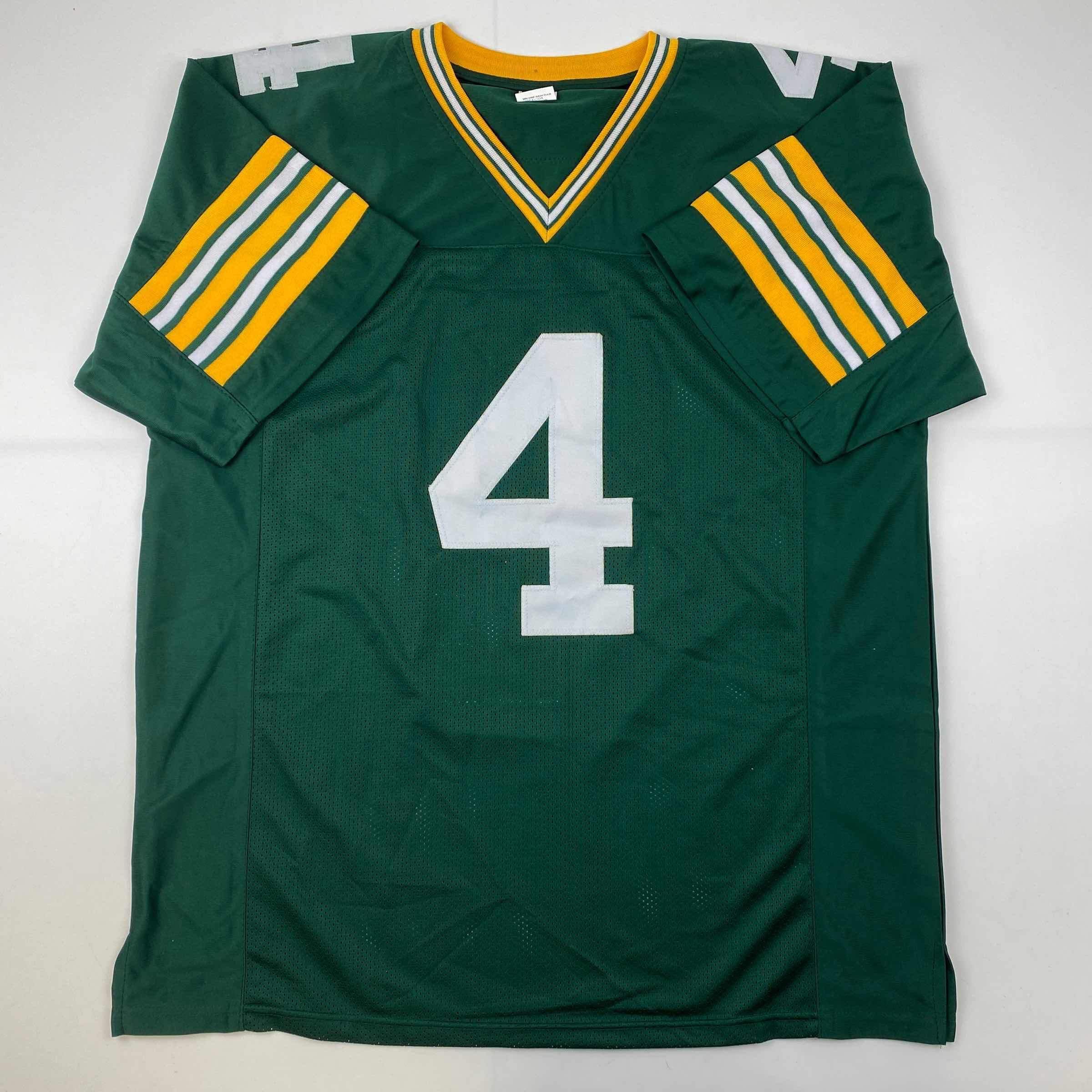 Facsimile Autographed Brett Favre Green Bay Green Reprint Laser